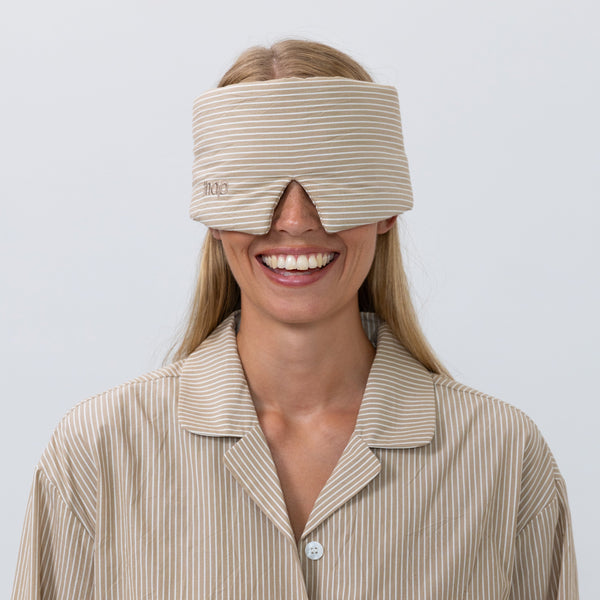 Bomull sovemaske