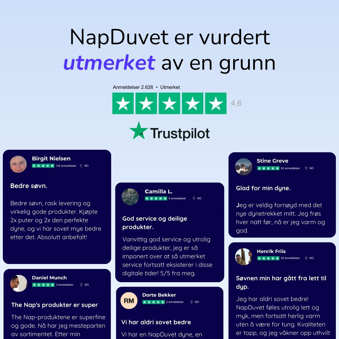 NapDuvet™ Den perfekte Dyne