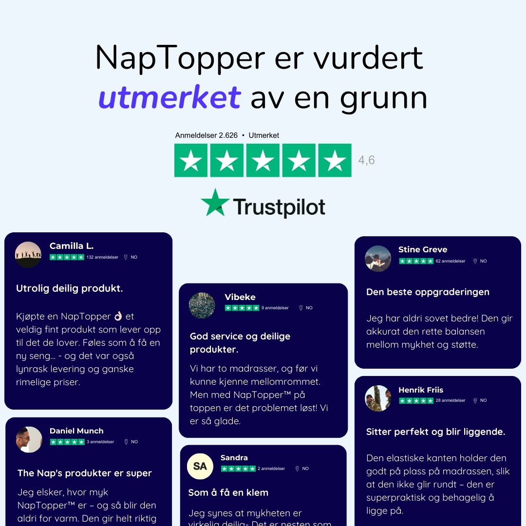 NapTopper™ Det perfekte komfortlag