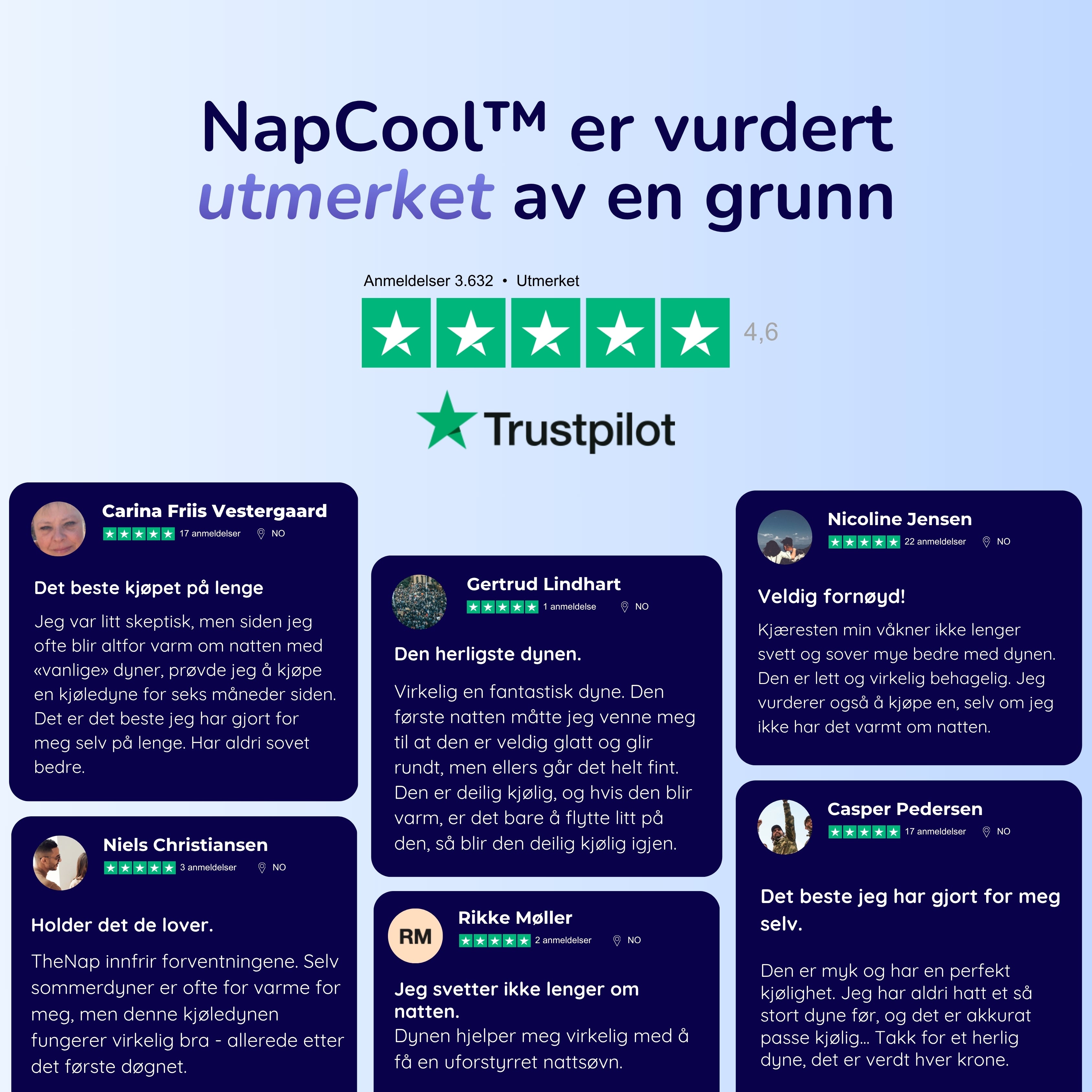 NapCool™ Kjølende dyne