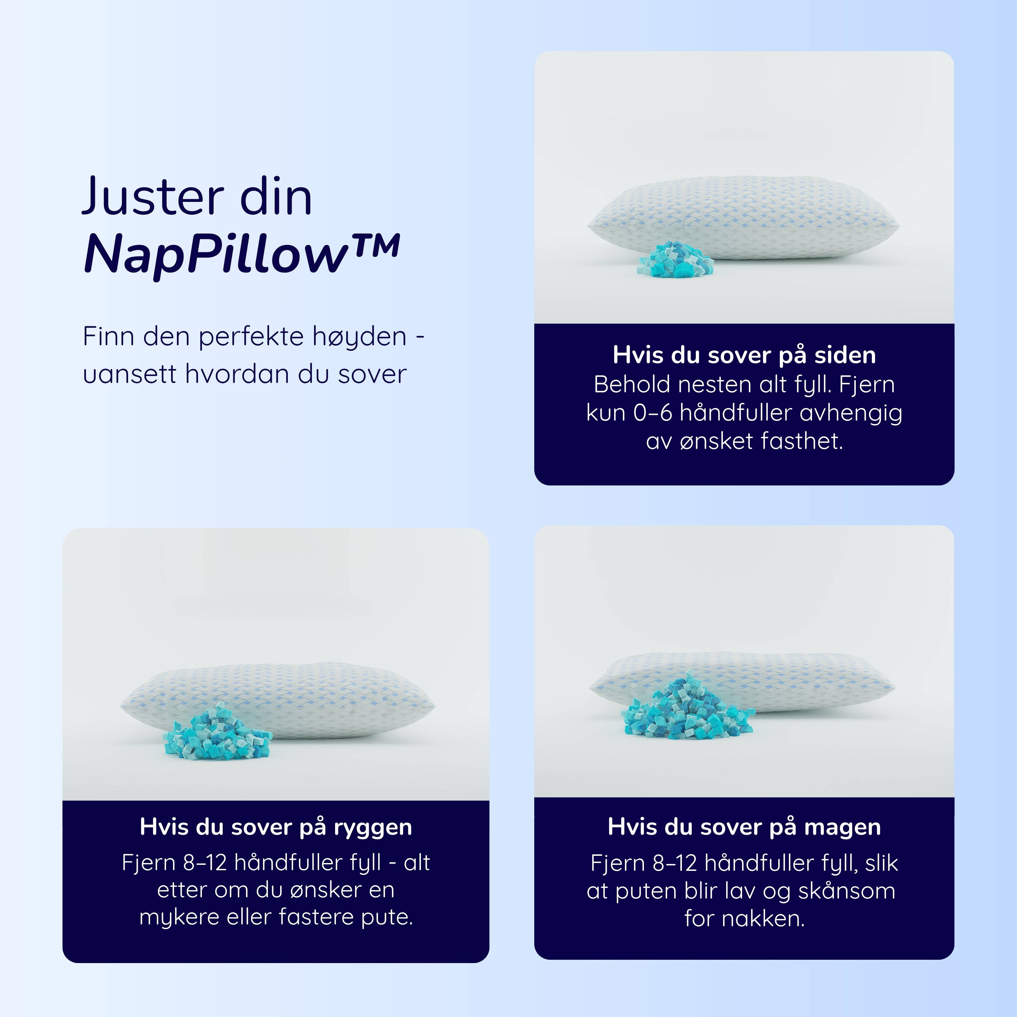 NapPillow™  Den perfekte puten